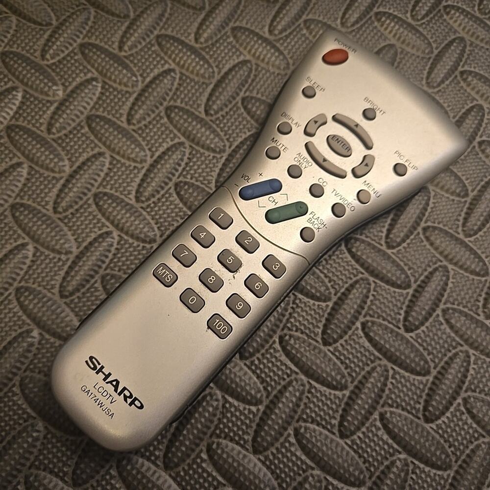 Sharp LCD TV Remote Control GA174WJSA Tested Working